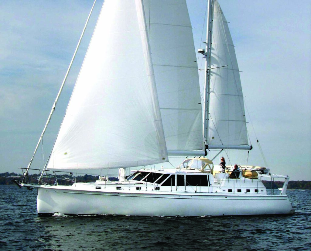 Shannon 53 HPS High Powered Sailer. The first twin engine sailboat, models 53 and 55